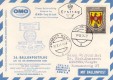 26. Ballonpost 21.10.1961 Wels Blaustempel OMO Karte + FDC